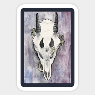 antelope skull Sticker